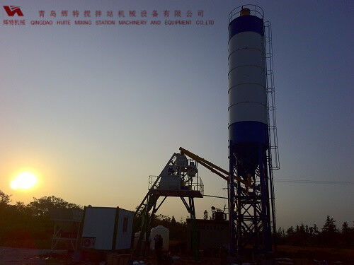 攪拌站HZS35易損件少，維護(hù)簡單，運(yùn)行費(fèi)用低