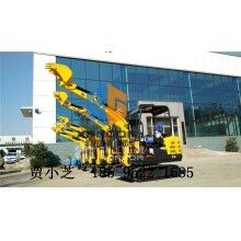 農林果園挖掘機價格，小型挖坑機使用，小型履帶挖掘機