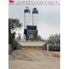 輝特混凝土攪拌站HZS50攪拌性能強，攪拌均勻、迅速，生產(chǎn)效率高