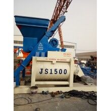 JS1500攪拌機最新報價，雙臥軸強制式攪拌機廠家直銷