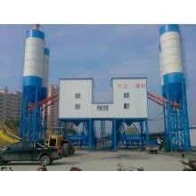 大型HZS120商混攪拌站，水泥攪拌站